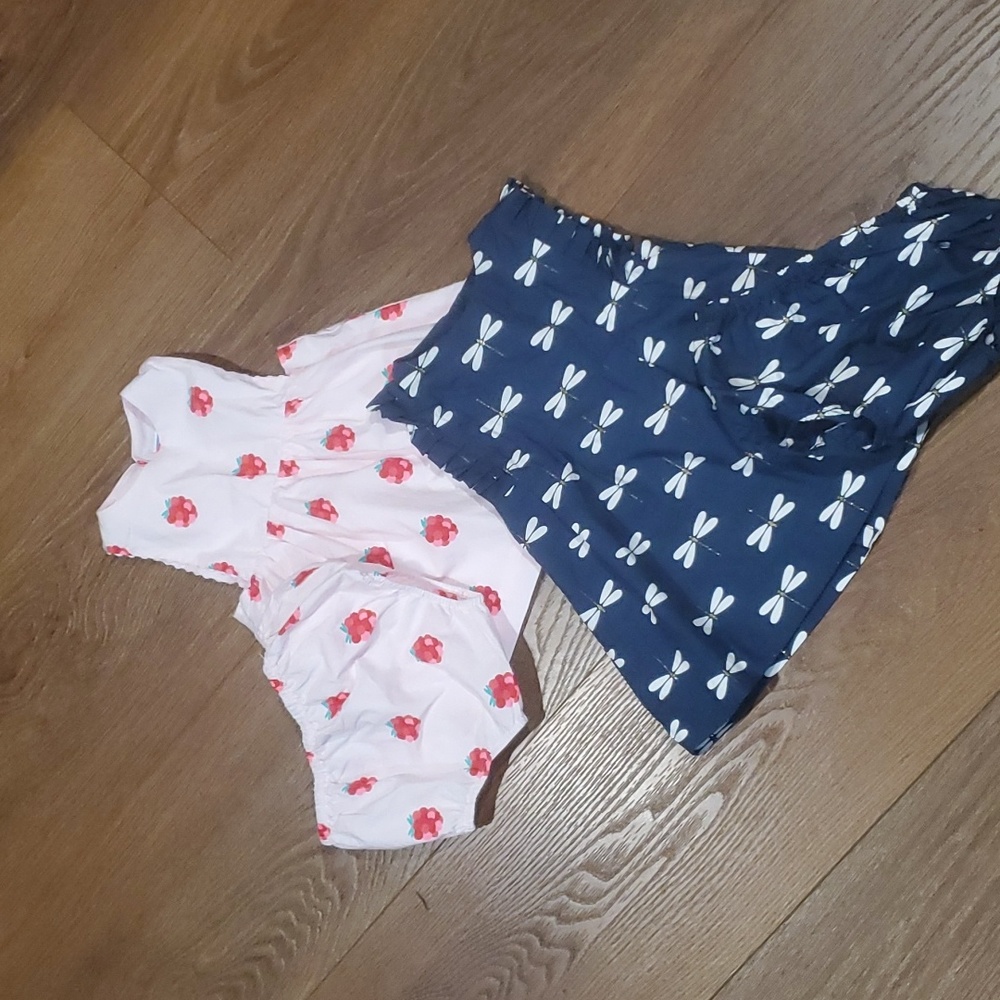 TWO CHILDRENS JACADI dresses.    #5188